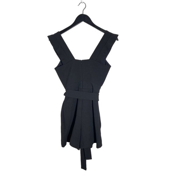 NWT Maje Ibora Belted Romper Black Size 34 - Picture 4 of 9